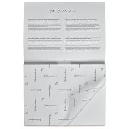 Hahnemühle The Collection Watercolor Block - Hot Press, 9.4" x 12.6", 300 lb, 10 Sheets cover sheet on block