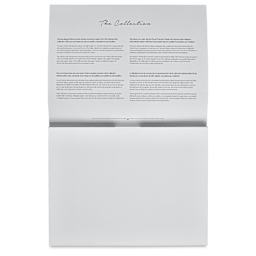 Hahnemühle The Collection Watercolor Block - Hot Press, 9.4" x 12.6", 300 lb, 10 Sheets open to first page