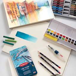 Derwent Inktense Paper Pad With Assorted Derwent Mediums