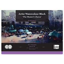 The Master's Choice Artist Watercolor Block - 10.23" x 14.17", Hot Press