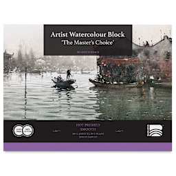 The Master's Choice Artist Watercolor Block - 12.2" x 16.14", Hot Press