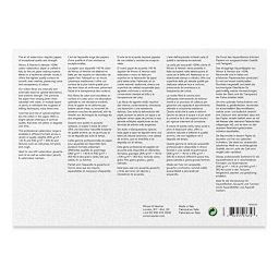 Winsor & Newton Professional Watercolor Block - 7" x 10", Hot Press (back of block)