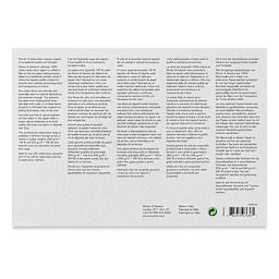 Winsor & Newton Professional Watercolor Block - 7" x 10", Rough Press (back of block)