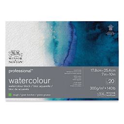 Winsor & Newton Professional Watercolor Block - 7" x 10", Rough Press