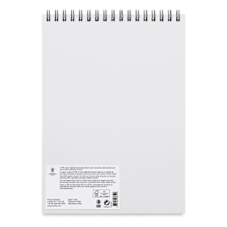 Winsor & Newton Watercolor Pad - 9" x 12", Wirebound (back of pad)