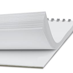 artPOP! Watercolor Spiral Bound Pad - 5-1/2" x 8-1/2", 30 sheets, pad being opened