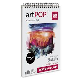 artPOP! Watercolor Spiral Bound Pad - 9" x 12", 30 sheets