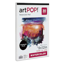 artPOP! Watercolor Pad - 9" x 12", 30 sheets