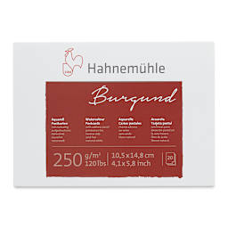 Hahnemühle Burgund Watercolor Postcard Pad - 4.1" x 5.8", 20 Cards (front cover)
