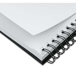 Canson XL Watercolor Book - 8-1/2" x 11", 48 Sheets (close-up of micro perforation)