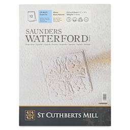 Saunders Waterford Watercolor Pad - 12" x 16", Cold Press, 140 lb, 12 Sheets (Front cover)