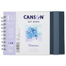 Canson Montval Watercolor Art Book - 5-7/8" x 8-1/4", front cover