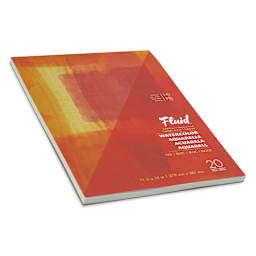 Fluid Watercolor Pad - 11" x 15", Cold Press, 20 Sheets