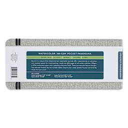 Handbook Journal Co. Watercolor Journal - 3-1/2" x 8-1/4", Landscape, back of the notebook