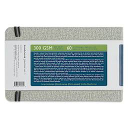 Handbook Journal Co. Watercolor Journal - 5-1/4" x 8-1/4", Landscape, back of the notebook