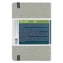 Handbook Journal Co. Watercolor Journal - 8-1/4" x 5-1/2", Portrait, back of the notebook