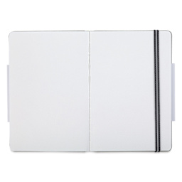 Handbook Journal Co. Watercolor Journal - 8-1/4" x 5-1/2", Portrait, interior of the notebook