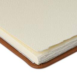 Etchr The Perfect Sketchbooks Signature Series - Tan cover, Cold Press, close-up of the sheet