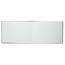 Hahnemühle Toned Watercolor Book - Gray, 5-3/4" x 8-1/4", opened