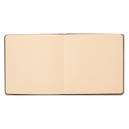 Hahnemühle Toned Watercolor Book - Beige, 5-1/2" x 5-1/2", opened