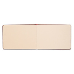 Hahnemühle Toned Watercolor Book - Beige, 4-1/8" x 5-3/4", opened book