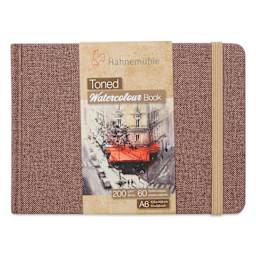 Hahnemühle Toned Watercolor Book - Beige, 4-1/8" x 5-3/4", front of the cover