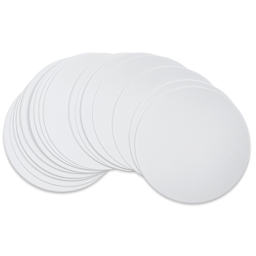 Hahnemühle Round Watercolor Paper Pack, round sheets fanned out