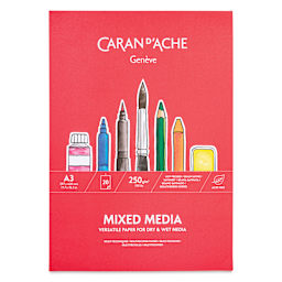 Caran d'Ache Mixed Media Pad - 11-3/4" x 16-1/2", front cover