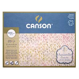 Canson Aquarelle Block - Blick Exclusive! 12.2" x 16.1", Cold Press, front cover