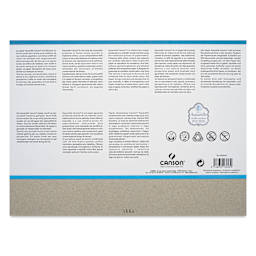 Canson Aquarelle Block - Blick Exclusive! 9.1" x 12.2", Rough Press, back of the cover