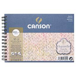 Canson Wirebound Aquarelle Pad - Blick Exclusive! 4.9" x 7.1", Cold Press, front cover