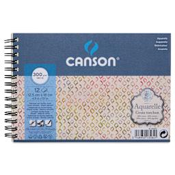Canson Wirebound Aquarelle Pad - Blick Exclusive! 4.9" x 7.1", Rough Press, front cover