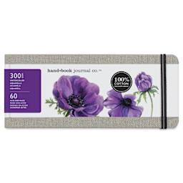 Hand Book Journal Co. 100 Cotton Watercolor Journal - 3.5" x 8.25", Landscape