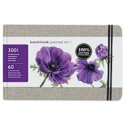 Hand Book Journal Co. 100 Cotton Watercolor Journal - 5.25" x 8.25", Landscape