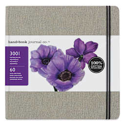 Hand Book Journal Co. 100 Cotton Watercolor Journal - 8.25" x 8.25", Square
