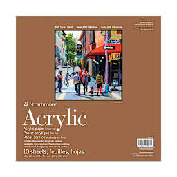 Strathmore 400 Series Acrylic Pad - 12" x 12", 10 Sheets