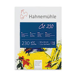 Hahnemühle Oil and Acrylic Paper Pad - 7" x 9 1/2", 110 lb (230 gsm), 10 Sheets