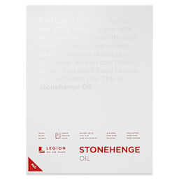 Legion Stonehenge Oil Paper Pad - 9" x 12", 12 Sheets