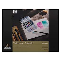 Rembrandt 100% Cotton Watercolor Paper Block - 12" x 16", front cover