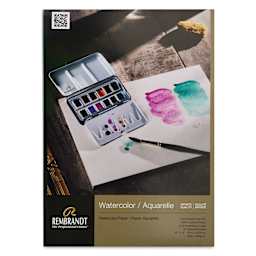Rembrandt Watercolor Pad - 10" x 14", front cover