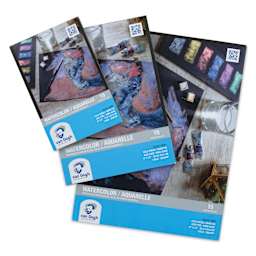 Van Gogh Black Watercolor Blocks, various sizes shown