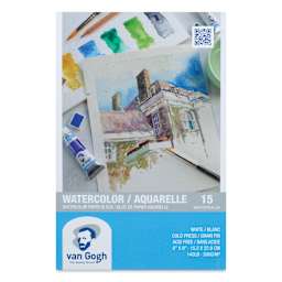 Van Gogh Watercolor Block - 6" x 9", front cover