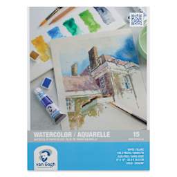 Van Gogh Watercolor Block - 9" x 12", front cover