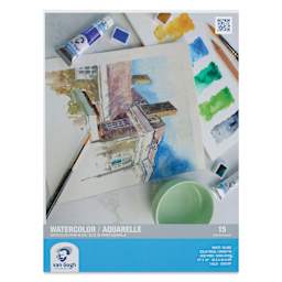 Van Gogh Watercolor Block - 12" x 16", front cover