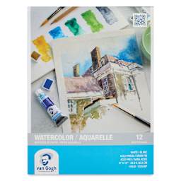Van Gogh Watercolor Pad - 9" x 12", front cover