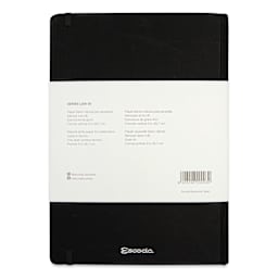 Escoda Watercolor Travel Journal - 8.26" x 11.7", back cover with packaging label