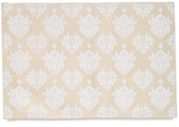 Lamali Decorative Paper - 22" x 30", White, Victoria Venetian Mask, Single Sheet