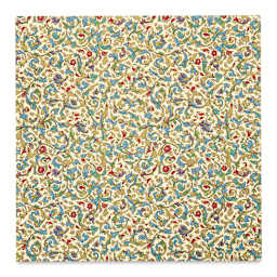 Black Ink Florentine Print Decorative Paper - Portofino, 12" x 12"