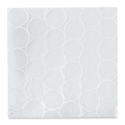 Black Ink Thai Mulberry Beehive Paper - Front view of White Beehive Paper