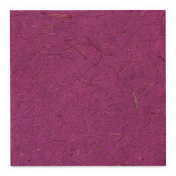 Black Ink Thai Banana Paper - Swatch of Boysenberry paper to show color and texture
